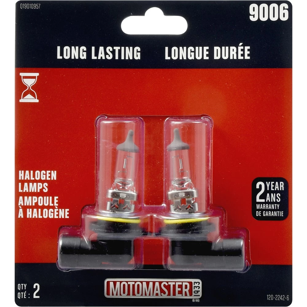 9006 MotoMaster Long Lasting Halogen Bulb, 2-pk 1 9006 MotoMaster Long Lasting Halogen Bulb, 2-pk