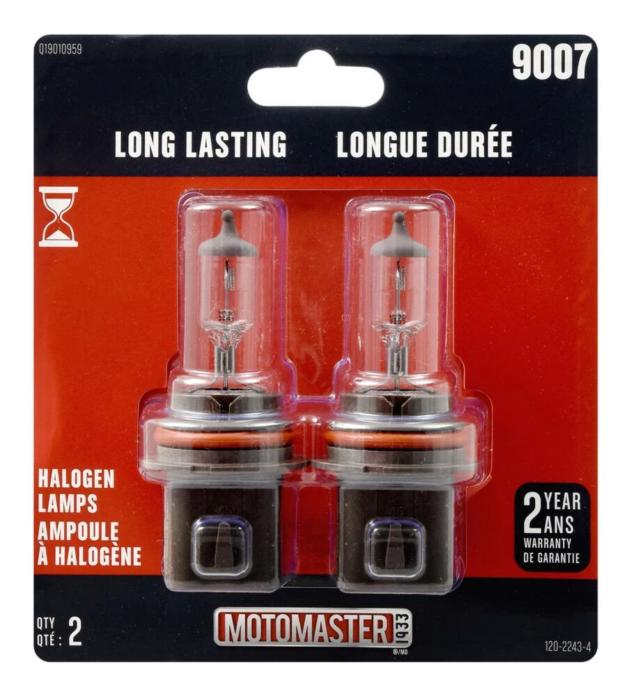9007 MotoMaster Long Lasting Halogen Bulb, 2-pk 2 9007 MotoMaster Long Lasting Halogen Bulb, 2-pk - Image 2