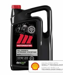 MotoMaster 0W20 Synthetic Engine/Motor Oil, 5-L