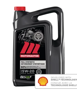 MotoMaster 5W20 Synthetic Engine/Motor Oil, 5-L