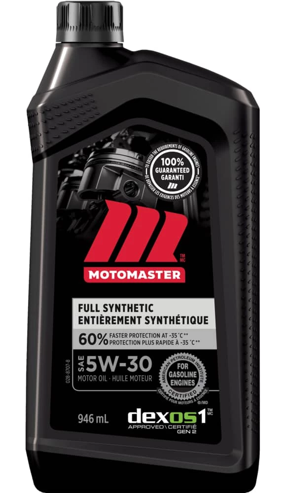 MotoMaster 5W30 Synthetic Engine/Motor Oil, 946-mL 1 MotoMaster 5W30 Synthetic Engine/Motor Oil, 946-mL