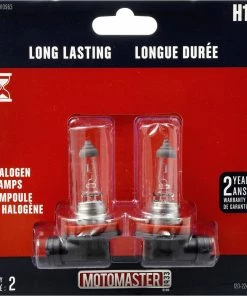 H11 MotoMaster Long Lasting Halogen Bulb, 2-pk