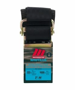 MotoMaster 1,000-lb Marine Gunwale Strap, Fully Adjustable, 2-in X 16-ft