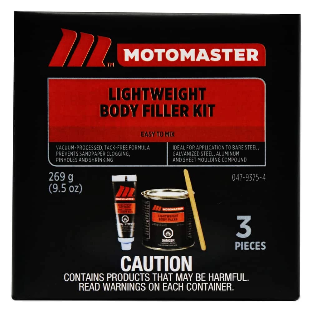 MotoMaster Body Filler Kit, 240-g 1 MotoMaster Body Filler Kit, 240-g