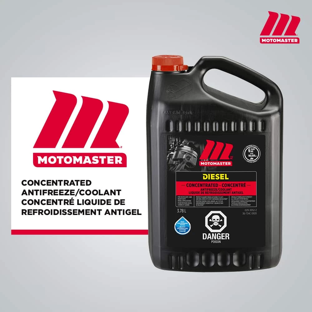 MotoMaster Long Life Diesel Concentrated Anti-Freeze/Coolant, 3.78-L 4 MotoMaster Long Life Diesel Concentrated Anti-Freeze/Coolant, 3.78-L - Image 4