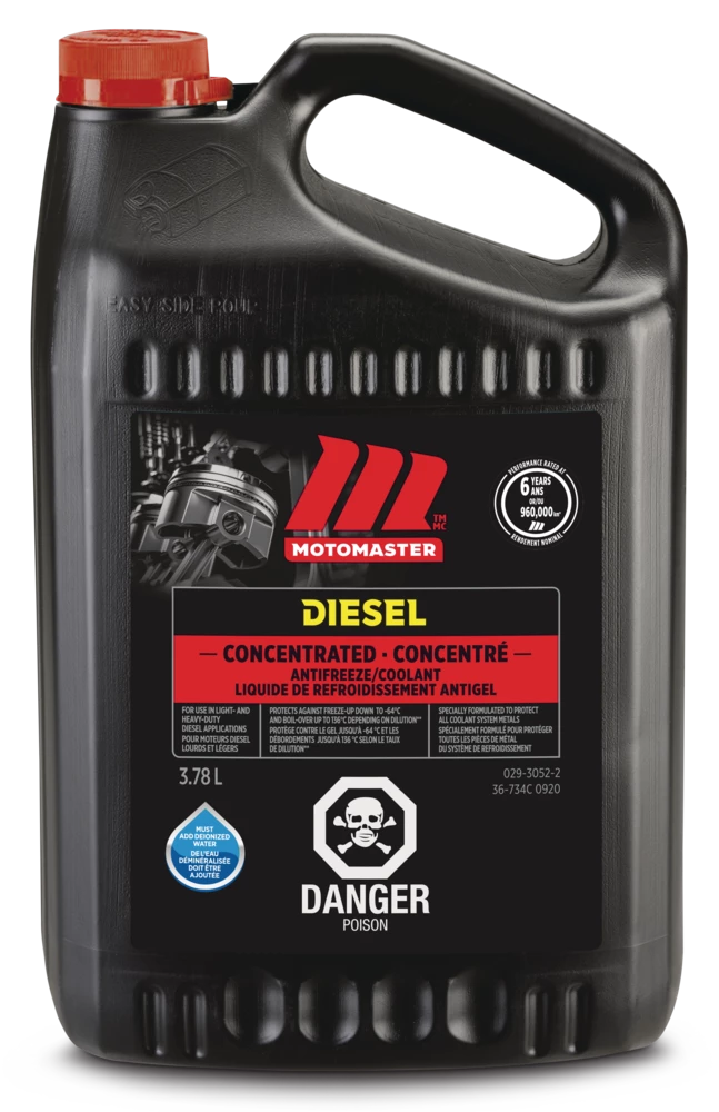 MotoMaster Long Life Diesel Concentrated Anti-Freeze/Coolant, 3.78-L 1 MotoMaster Long Life Diesel Concentrated Anti-Freeze/Coolant, 3.78-L