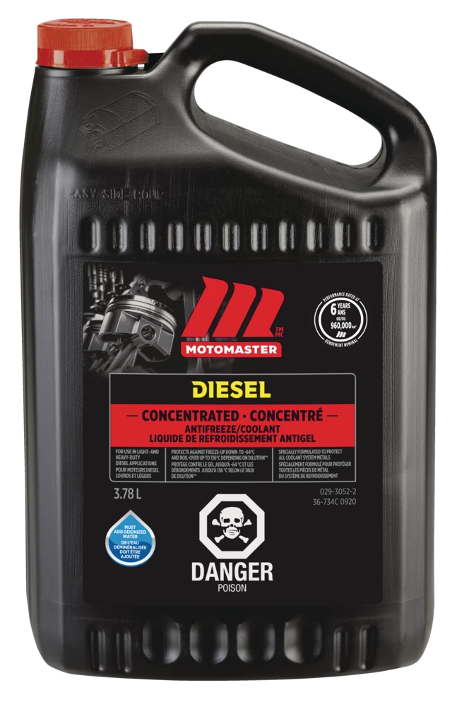 MotoMaster Long Life Diesel Concentrated Anti-Freeze/Coolant, 3.78-L 2 MotoMaster Long Life Diesel Concentrated Anti-Freeze/Coolant, 3.78-L - Image 2
