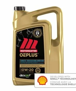 MotoMaster OEPLUS Domestic Premium 0W20 Synthetic Engine/Motor Oil, 5-L