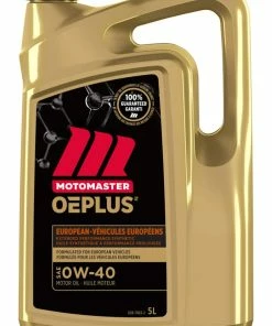 MotoMaster OEPLUS European Premium 0W40 Synthetic Engine/Motor Oil, 5-L