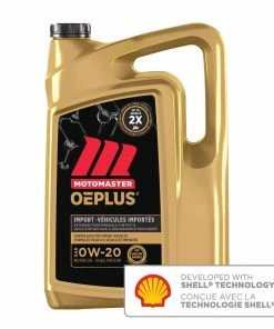 MotoMaster OEPLUS Import Premium 0W20 Synthetic Engine/Motor Oil, 5-L