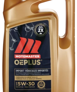MotoMaster OEPLUS Import Premium 5W30 Synthetic Engine/Motor Oil, 5-L