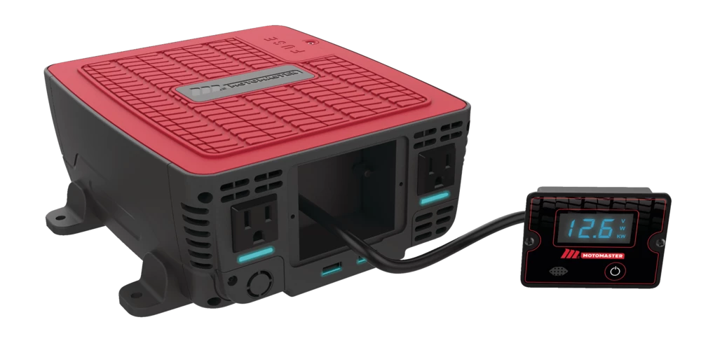 MotoMaster Power Inverter, 1500W, Includes Battery Cables 3 MotoMaster Power Inverter, 1500W, Includes Battery Cables - Image 3