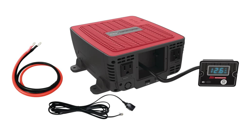 MotoMaster Power Inverter, 1500W, Includes Battery Cables 2 MotoMaster Power Inverter, 1500W, Includes Battery Cables - Image 2