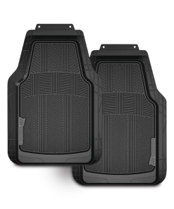 MotoMaster All Season Floor Mat, Black, 2-pk