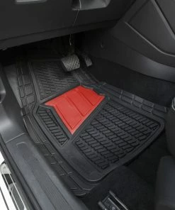 MotoMaster Two-Tone Car Floor Mat, Black & Red, 4-pk -Cheap MotoMaster Store motomaster 2 tone floor mats 4 pc red 1538ef76 eb0c 45aa 96d4 5ade81f3b93c