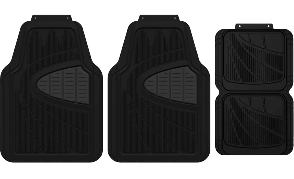 MotoMaster 2-Tone Car Floor Mat Set, 4-pk 2 MotoMaster 2-Tone Car Floor Mat Set, 4-pk - Image 2