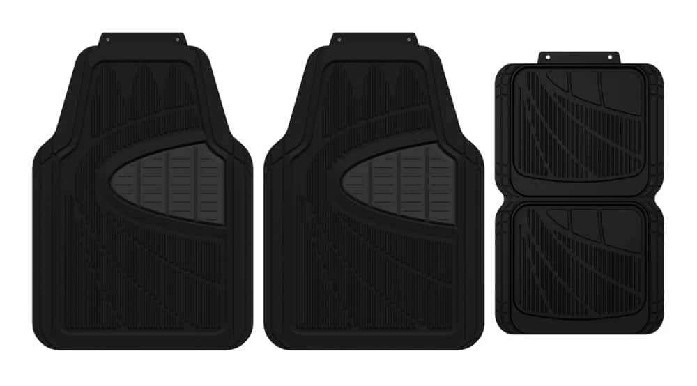 MotoMaster 2-Tone Car Floor Mat Set, 4-pk 3 MotoMaster 2-Tone Car Floor Mat Set, 4-pk - Image 3