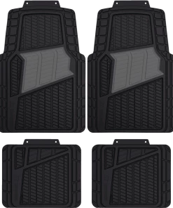 MotoMaster 2-Tone Car Floor Mat Set, 4-pk