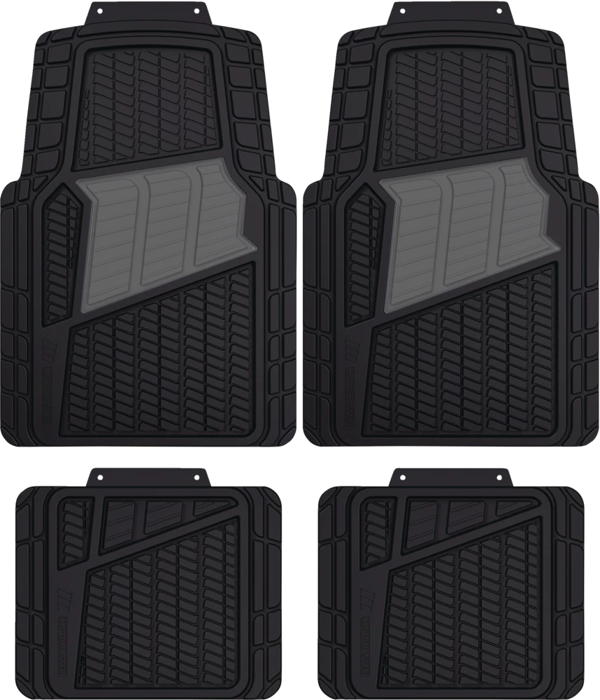 MotoMaster 2-Tone Car Floor Mat Set, 4-pk 1 MotoMaster 2-Tone Car Floor Mat Set, 4-pk