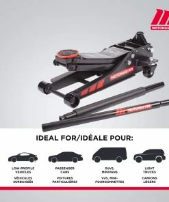 MotoMaster Standard-Duty Low Profile Garage Jack, 3-Ton -Cheap MotoMaster Store motomaster 3 ton garage jack low profile 168806d9 d944 470e b9b6 b81c1dd48cf4