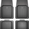 Motomaster Deep Tray Mats, Black, 4-pk