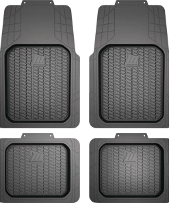 Motomaster Deep Tray Mats, Black, 4-pk