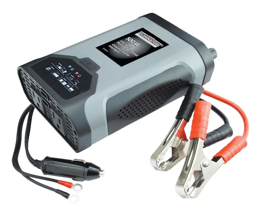 MotoMaster 500W Intelligent Inverter With USB Port, Power-On Indicator 5 MotoMaster 500W Intelligent Inverter With USB Port, Power-On Indicator - Image 5