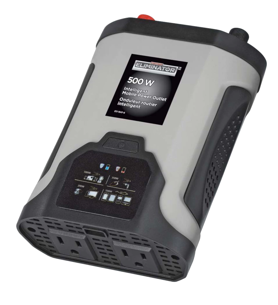 MotoMaster 500W Intelligent Inverter With USB Port, Power-On Indicator 2 MotoMaster 500W Intelligent Inverter With USB Port, Power-On Indicator - Image 2