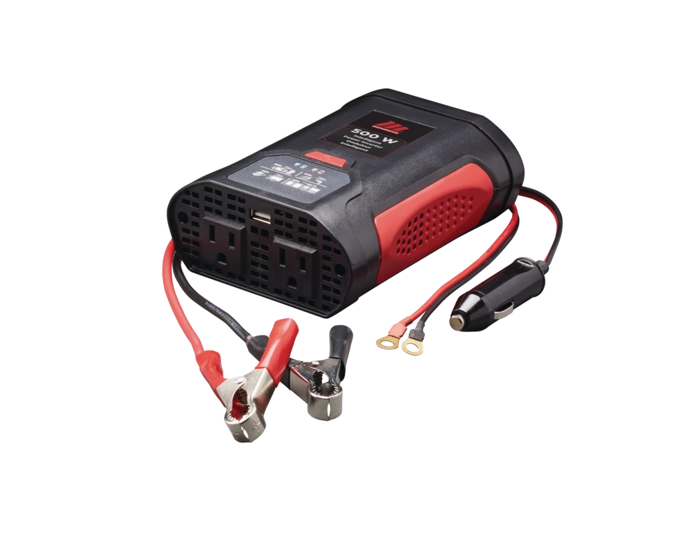 MotoMaster 500W Intelligent Inverter With USB Port, Power-On Indicator 6 MotoMaster 500W Intelligent Inverter With USB Port, Power-On Indicator - Image 6