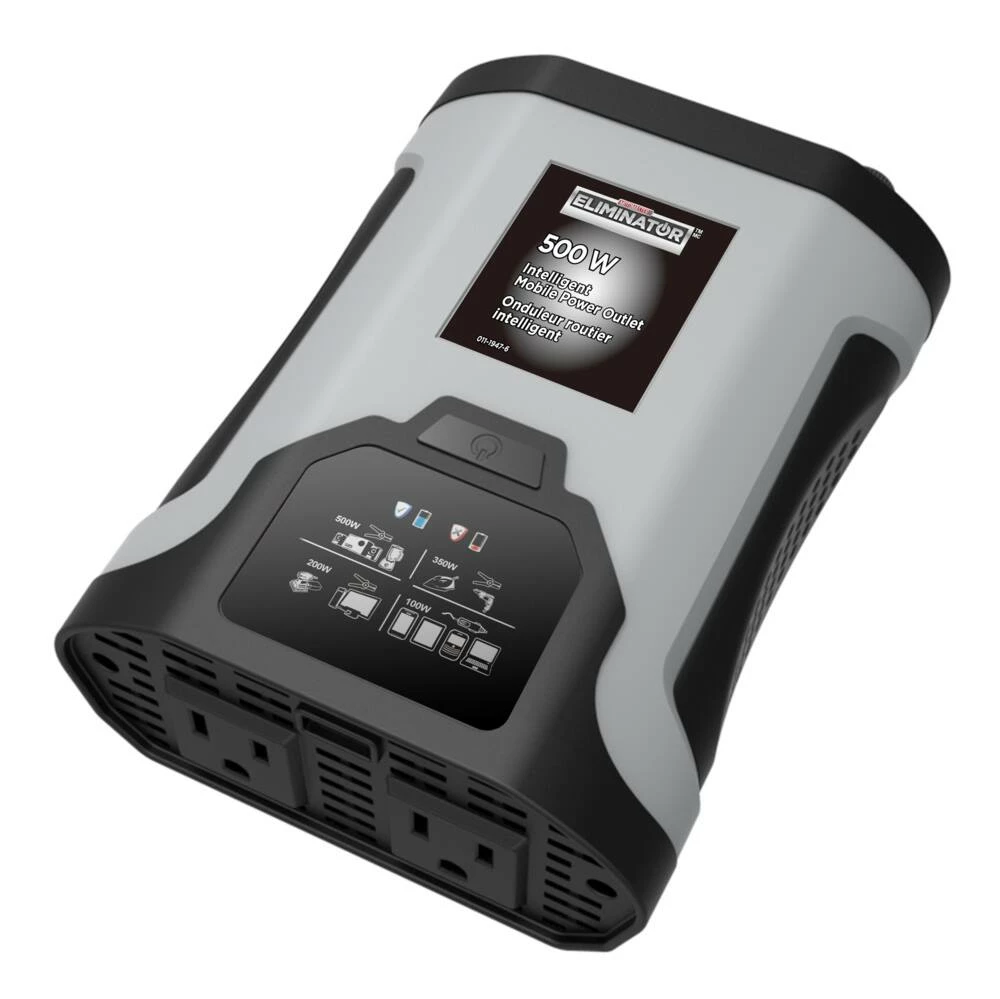 MotoMaster 500W Intelligent Inverter With USB Port, Power-On Indicator 3 MotoMaster 500W Intelligent Inverter With USB Port, Power-On Indicator - Image 3