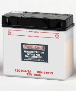 MOTOMASTER Powersports Battery, 51913