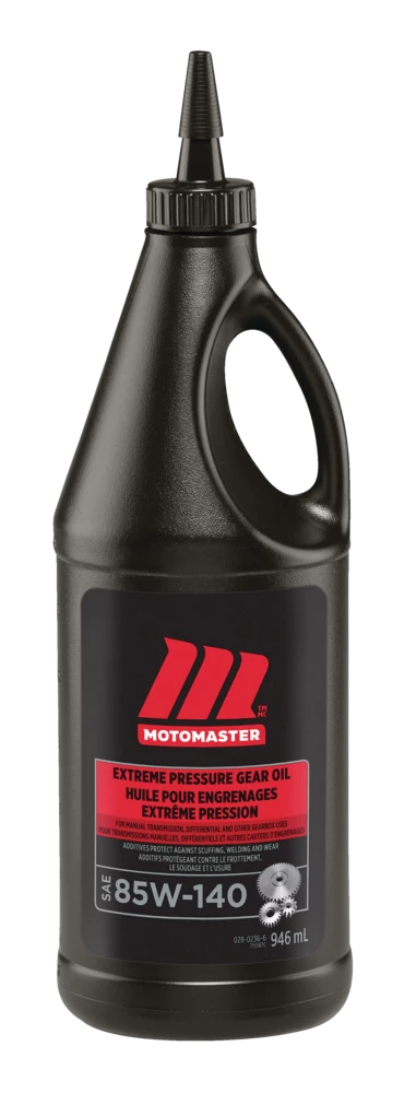 MotoMaster Extreme Pressure Gear Oil 85W140, 946-mL 1 MotoMaster Extreme Pressure Gear Oil 85W140, 946-mL