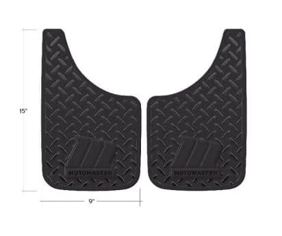 MotoMaster Easy-Fit Mud Guards, Black, 9 X 15-in 2 MotoMaster Easy-Fit Mud Guards, Black, 9 X 15-in - Image 2