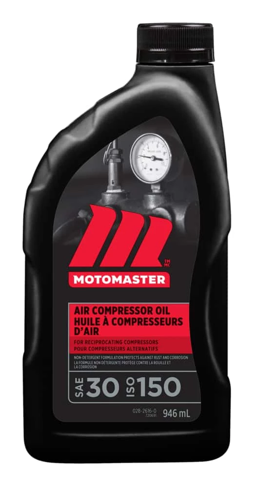 MotoMaster Air Compressor Oil For Reciprocating Compressors ISO 100, 946-mL 2 MotoMaster Air Compressor Oil For Reciprocating Compressors ISO 100, 946-mL - Image 2