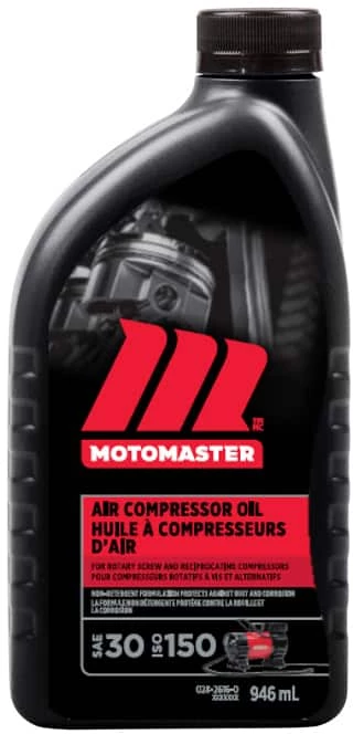 MotoMaster Air Compressor Oil For Reciprocating Compressors ISO 100, 946-mL 3 MotoMaster Air Compressor Oil For Reciprocating Compressors ISO 100, 946-mL - Image 3