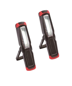 MotoMaster 200 Lumen Rechargeable COB Worklight With Adjustable Stand, 2-pk