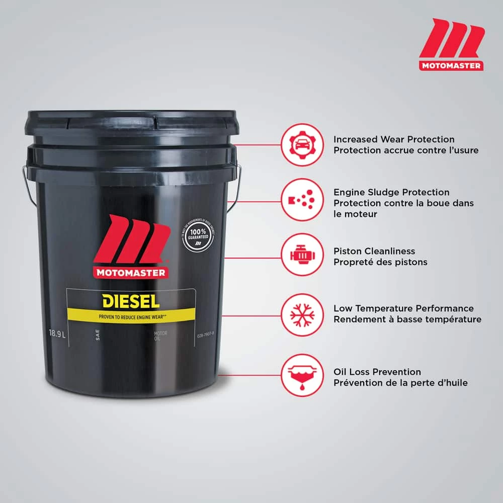 MotoMaster 15W40 Conventional Diesel Engine/Motor Oil, 18.9-L 4 MotoMaster 15W40 Conventional Diesel Engine/Motor Oil, 18.9-L - Image 4