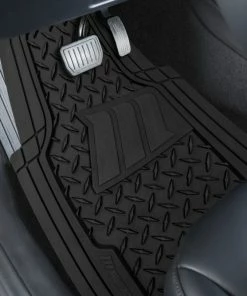 MotoMaster Diamond Floor Mat Set, Black, 2-pk -Cheap MotoMaster Store motomaster diamond 2 piece black 9189afc3 2ac2 4386 a773 b0282c05de61