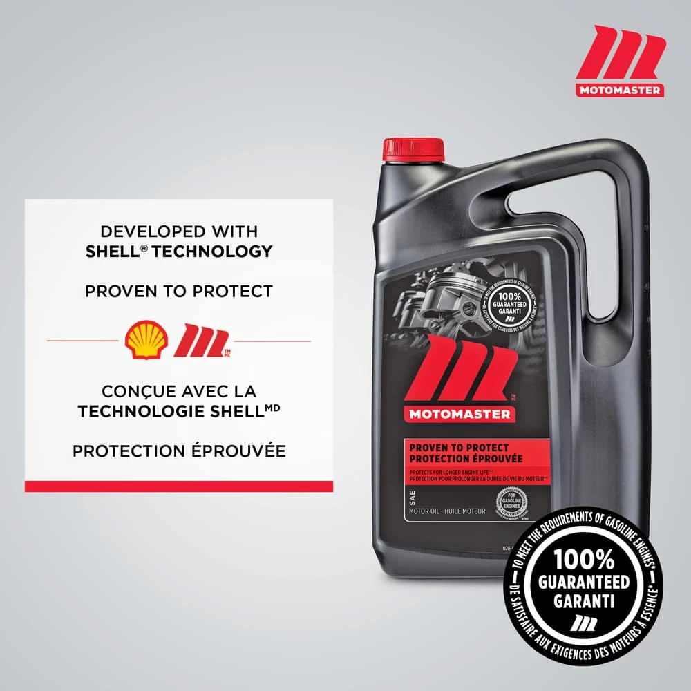 MotoMaster 5W30 Conventional Engine/Motor Oil, 946-mL 2 MotoMaster 5W30 Conventional Engine/Motor Oil, 946-mL - Image 2