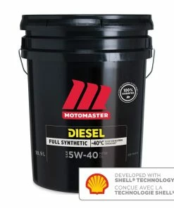 MotoMaster 5W40 Synthetic Diesel Engine/Motor Oil, 18.9-L