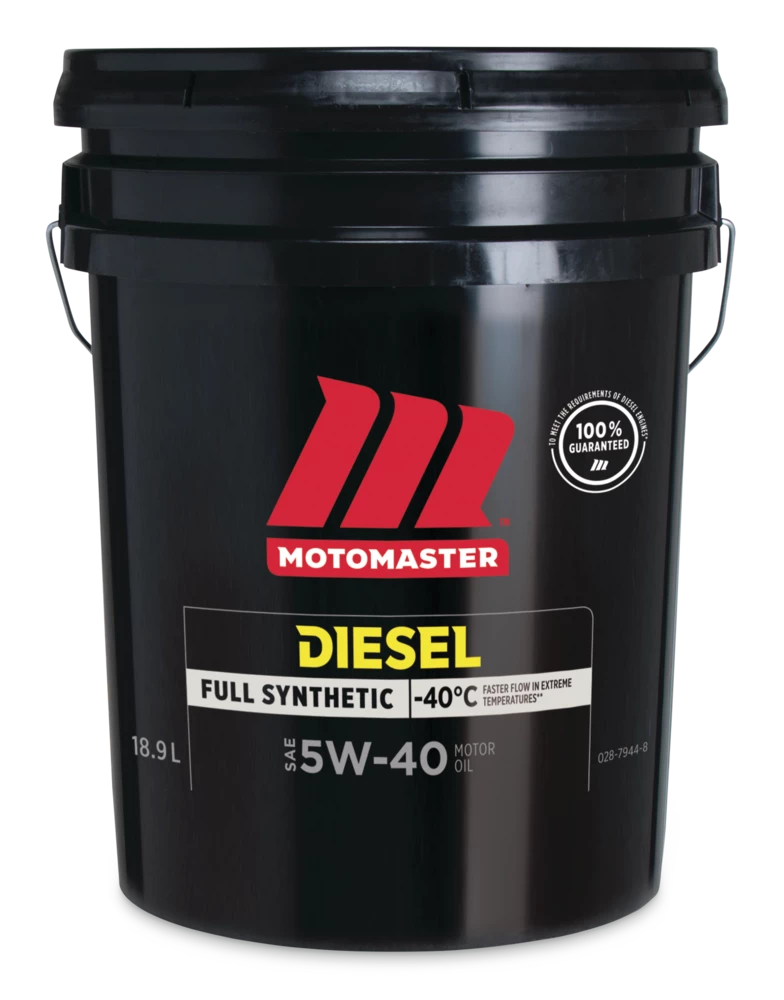 MotoMaster 5W40 Synthetic Diesel Engine/Motor Oil, 18.9-L 2 MotoMaster 5W40 Synthetic Diesel Engine/Motor Oil, 18.9-L - Image 2
