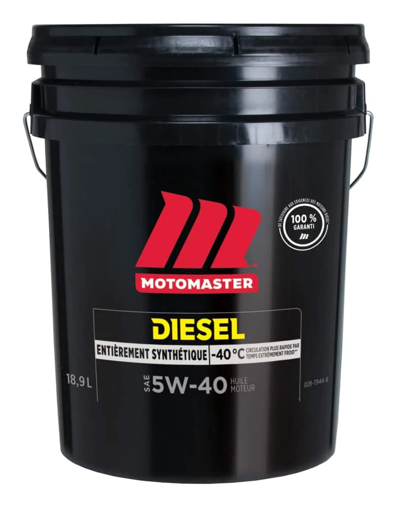 MotoMaster 5W40 Synthetic Diesel Engine/Motor Oil, 18.9-L 3 MotoMaster 5W40 Synthetic Diesel Engine/Motor Oil, 18.9-L - Image 3