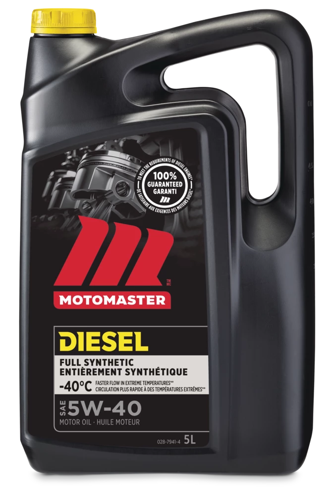 MotoMaster 5W40 Synthetic Diesel Engine/Motor Oil, 5-L 1 MotoMaster 5W40 Synthetic Diesel Engine/Motor Oil, 5-L