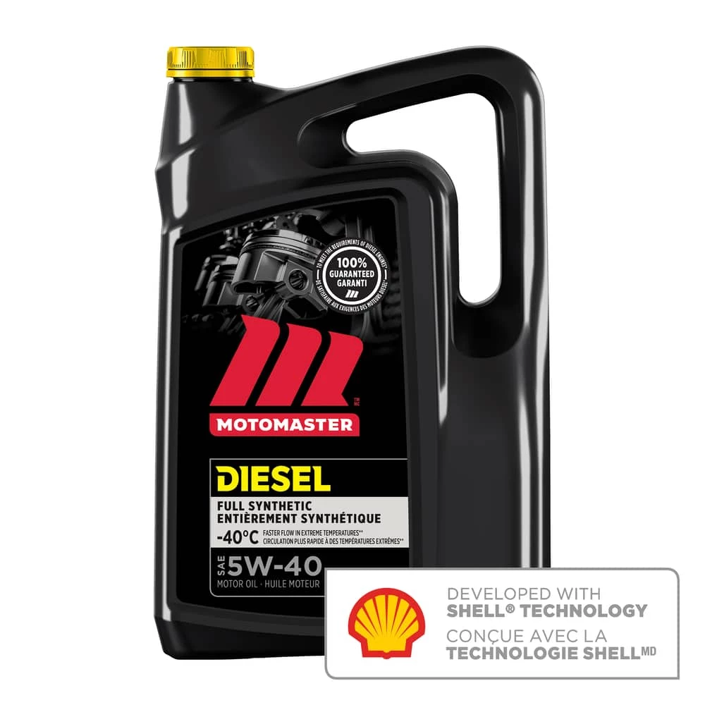 MotoMaster 5W40 Synthetic Diesel Engine/Motor Oil, 5-L 3 MotoMaster 5W40 Synthetic Diesel Engine/Motor Oil, 5-L - Image 3