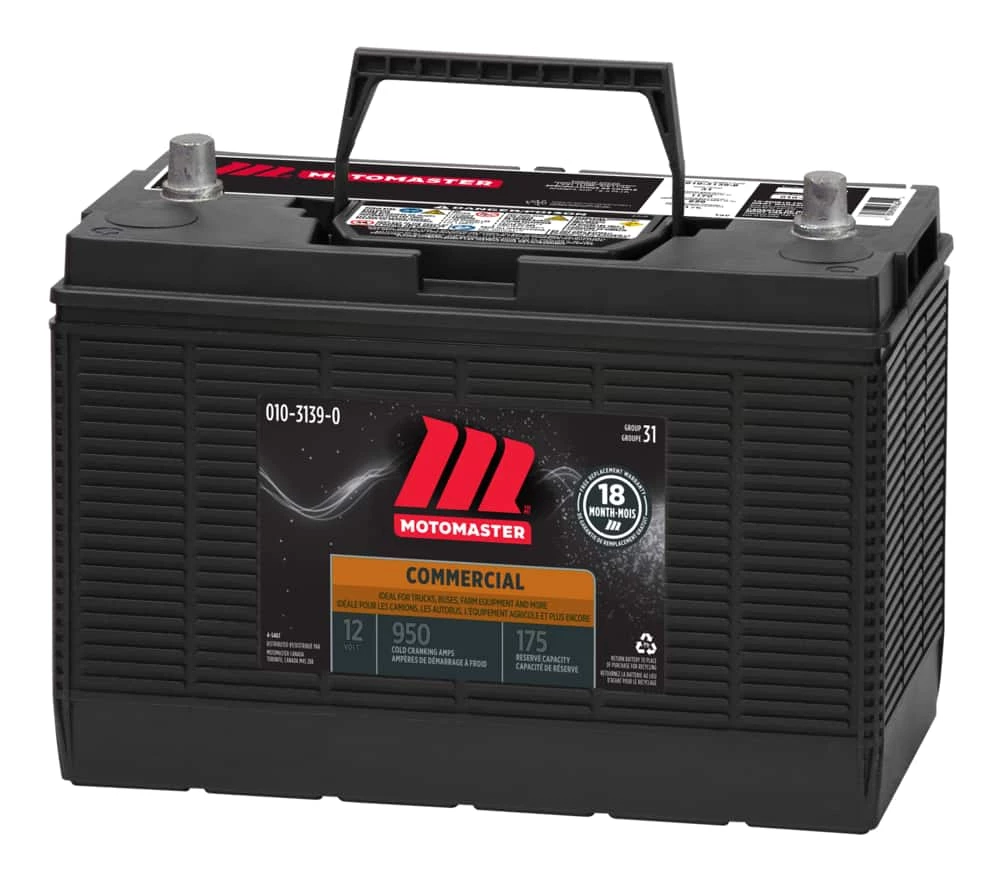 MOTOMASTER Commercial Group Size 31A Battery, 950 CCA 1 MOTOMASTER Commercial Group Size 31A Battery, 950 CCA