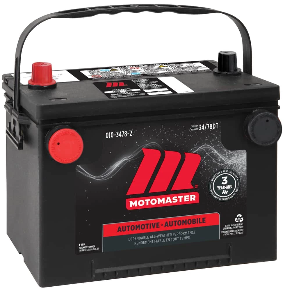 MOTOMASTER Group Size 34/78DT Battery, 800 CCA 2 MOTOMASTER Group Size 34/78DT Battery, 800 CCA - Image 2