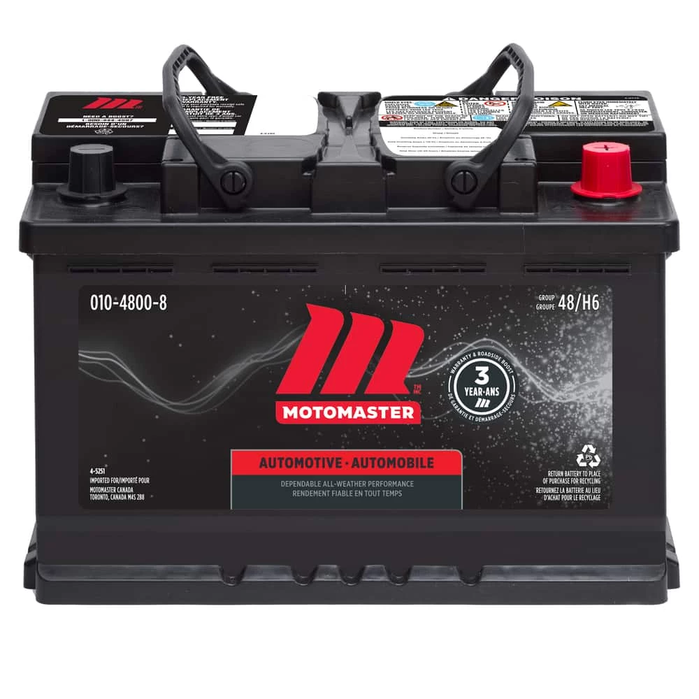 MOTOMASTER Group Size 48 (H6/L3) Battery, 680 CCA 2 MOTOMASTER Group Size 48 (H6/L3) Battery, 680 CCA - Image 2