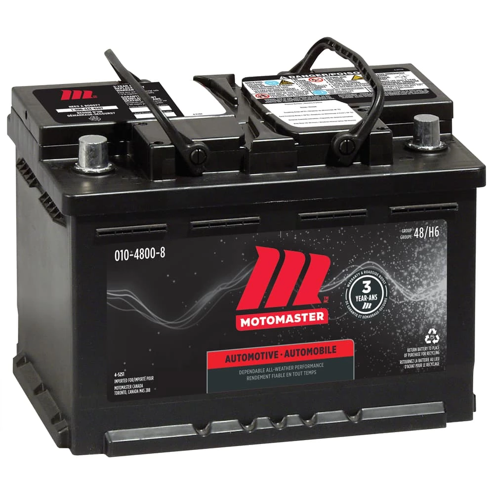 MOTOMASTER Group Size 48 (H6/L3) Battery, 680 CCA 1 MOTOMASTER Group Size 48 (H6/L3) Battery, 680 CCA