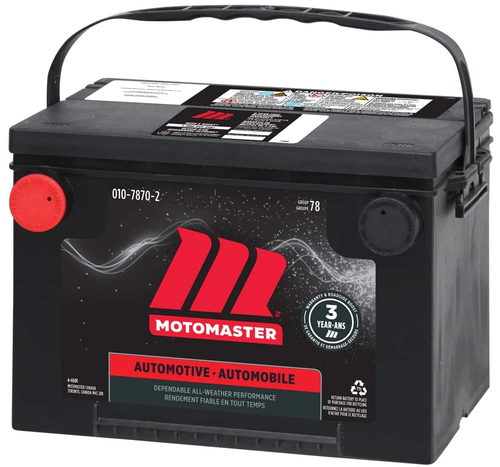 MOTOMASTER Group Size 78 Battery, 800 CCA 2 MOTOMASTER Group Size 78 Battery, 800 CCA - Image 2
