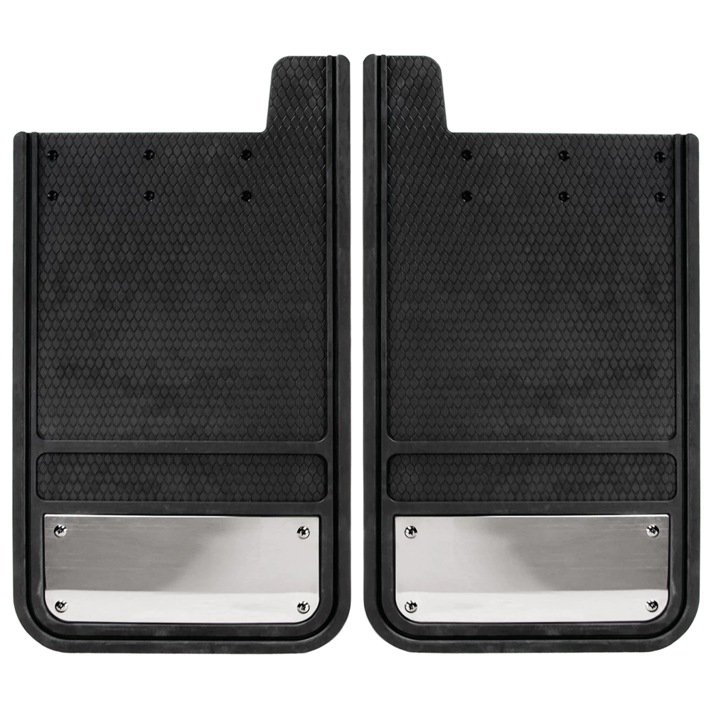 MotoMaster Universal Heavy Duty Mud Guards, Chrome Plate, Rear 1 MotoMaster Universal Heavy Duty Mud Guards, Chrome Plate, Rear